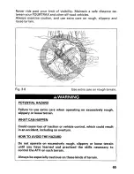 Предварительный просмотр 69 страницы Honda 2001 TRX 450ES Fourtrax Foreman Owner'S Manual