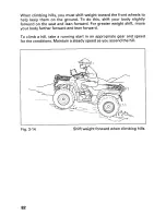 Предварительный просмотр 86 страницы Honda 2001 TRX 450ES Fourtrax Foreman Owner'S Manual