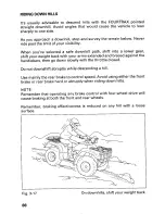 Предварительный просмотр 92 страницы Honda 2001 TRX 450ES Fourtrax Foreman Owner'S Manual