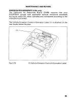 Предварительный просмотр 99 страницы Honda 2001 TRX 450ES Fourtrax Foreman Owner'S Manual