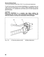 Preview for 35 page of Honda 2001 TRX250TM Owner'S Manual