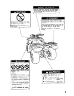 Предварительный просмотр 15 страницы Honda 2001 TRX350FM Owner'S Manual