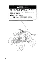 Предварительный просмотр 14 страницы Honda 2001 TRX400EX Sportrax 400EX Owner'S Manual