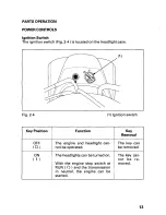 Предварительный просмотр 19 страницы Honda 2001 TRX400EX Sportrax 400EX Owner'S Manual