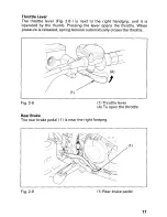 Предварительный просмотр 23 страницы Honda 2001 TRX400EX Sportrax 400EX Owner'S Manual