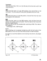 Предварительный просмотр 29 страницы Honda 2001 TRX400EX Sportrax 400EX Owner'S Manual