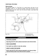 Предварительный просмотр 34 страницы Honda 2001 TRX400EX Sportrax 400EX Owner'S Manual