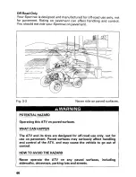 Предварительный просмотр 52 страницы Honda 2001 TRX400EX Sportrax 400EX Owner'S Manual