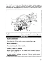 Предварительный просмотр 53 страницы Honda 2001 TRX400EX Sportrax 400EX Owner'S Manual