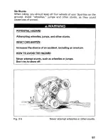 Предварительный просмотр 57 страницы Honda 2001 TRX400EX Sportrax 400EX Owner'S Manual