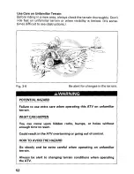 Предварительный просмотр 58 страницы Honda 2001 TRX400EX Sportrax 400EX Owner'S Manual