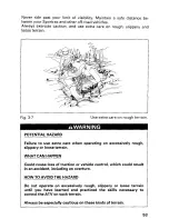 Предварительный просмотр 59 страницы Honda 2001 TRX400EX Sportrax 400EX Owner'S Manual