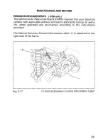 Предварительный просмотр 83 страницы Honda 2001 TRX400EX Sportrax 400EX Owner'S Manual