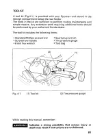 Предварительный просмотр 87 страницы Honda 2001 TRX400EX Sportrax 400EX Owner'S Manual