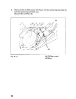 Предварительный просмотр 104 страницы Honda 2001 TRX400EX Sportrax 400EX Owner'S Manual