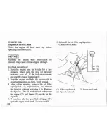 Предварительный просмотр 38 страницы Honda 2001 VT750C3 Owner'S Manual