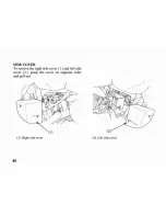 Предварительный просмотр 48 страницы Honda 2001 VT750C3 Owner'S Manual