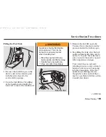 Предварительный просмотр 186 страницы Honda 2002 CR-V Owner'S Manual