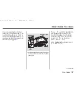 Предварительный просмотр 188 страницы Honda 2002 CR-V Owner'S Manual