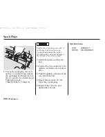 Предварительный просмотр 268 страницы Honda 2002 CR-V Owner'S Manual