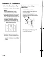 Предварительный просмотр 847 страницы Honda 2002 EP3 Service Manual