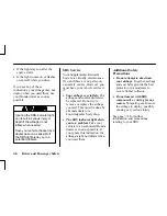 Предварительный просмотр 49 страницы Honda 2002 Passport Owner'S Manual