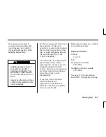 Предварительный просмотр 170 страницы Honda 2002 Passport Owner'S Manual