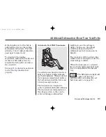 Предварительный просмотр 44 страницы Honda 2002 RL Owner'S Manual