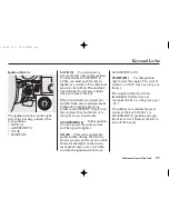 Preview for 80 page of Honda 2002 RL Owner'S Manual