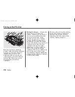 Предварительный просмотр 207 страницы Honda 2002 RL Owner'S Manual