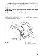 Предварительный просмотр 95 страницы Honda 2002 TRX250EX Sportrax Owner'S Manual