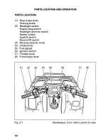 Предварительный просмотр 16 страницы Honda 2002 TRX350FE Fourtrax 350 4x4 ES Owner'S Manual