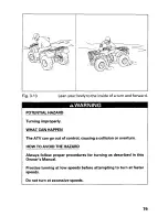 Предварительный просмотр 85 страницы Honda 2002 TRX350FE Fourtrax 350 4x4 ES Owner'S Manual