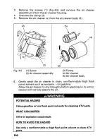 Предварительный просмотр 112 страницы Honda 2002 TRX350FE Fourtrax 350 4x4 ES Owner'S Manual