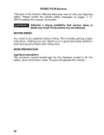 Preview for 38 page of Honda 2002 TRX400EX Sportrax Owner'S Manual