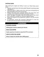 Preview for 65 page of Honda 2002 TRX400EX Sportrax Owner'S Manual