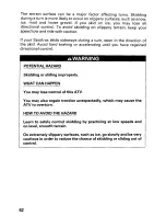 Preview for 68 page of Honda 2002 TRX400EX Sportrax Owner'S Manual