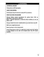 Preview for 77 page of Honda 2002 TRX400EX Sportrax Owner'S Manual