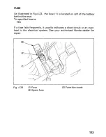 Preview for 119 page of Honda 2002 TRX400EX Sportrax Owner'S Manual