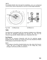 Preview for 129 page of Honda 2002 TRX400EX Sportrax Owner'S Manual