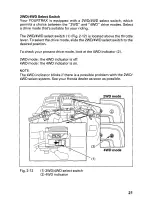 Предварительный просмотр 27 страницы Honda 2002 TRX450FE Fourtrax Foreman FE Owner'S Manual