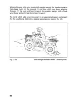 Предварительный просмотр 88 страницы Honda 2002 TRX450FE Fourtrax Foreman FE Owner'S Manual