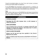 Preview for 52 page of Honda 2002 TRX450FM FourTrax Foreman FM Owner'S Manual