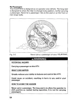 Preview for 60 page of Honda 2002 TRX450FM FourTrax Foreman FM Owner'S Manual