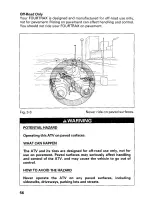 Preview for 62 page of Honda 2002 TRX450FM FourTrax Foreman FM Owner'S Manual