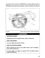 Preview for 63 page of Honda 2002 TRX450FM FourTrax Foreman FM Owner'S Manual