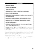 Preview for 83 page of Honda 2002 TRX450FM FourTrax Foreman FM Owner'S Manual