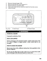 Preview for 129 page of Honda 2002 TRX450FM FourTrax Foreman FM Owner'S Manual