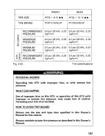 Preview for 143 page of Honda 2002 TRX450FM FourTrax Foreman FM Owner'S Manual