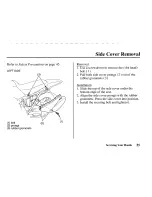 Предварительный просмотр 65 страницы Honda 2002 XR100R Owner'S Manual